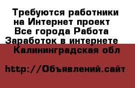 Требуются работники на Интернет-проект - Все города Работа » Заработок в интернете   . Калининградская обл.